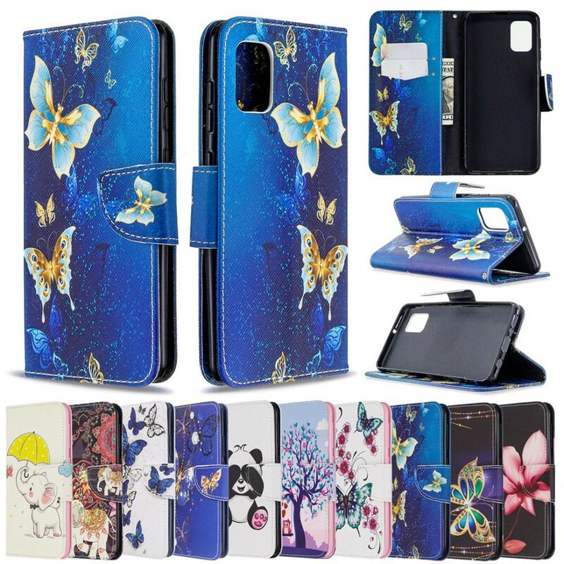 Flip Cover Samsung Galaxy A31 Sommerfugle Konger