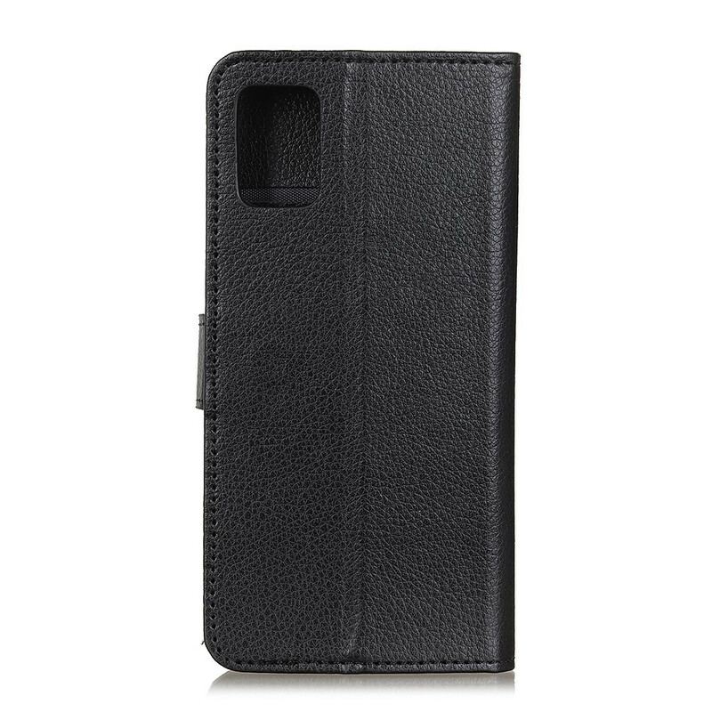 Flip Cover Samsung Galaxy A31 Traditionelt Imiteret Læder