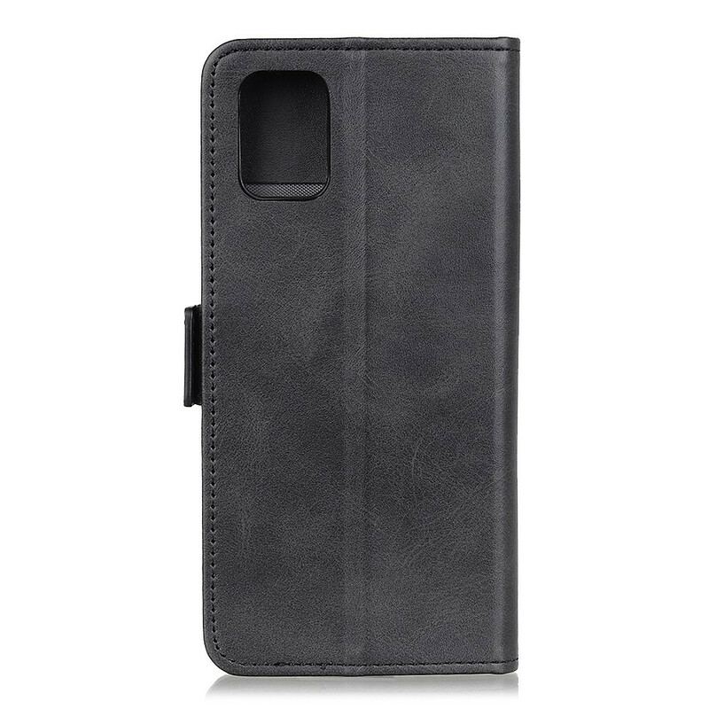 Læder Cover Samsung Galaxy A31 Flip Cover Dobbelt Klap