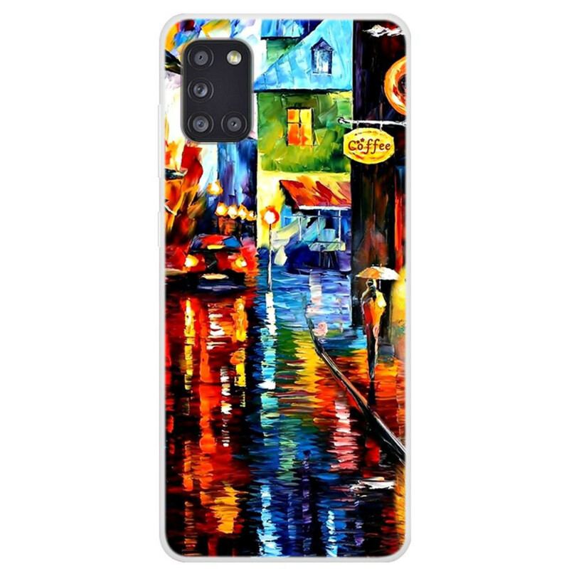 Mobilcover Samsung Galaxy A31 Kaffe Maleri