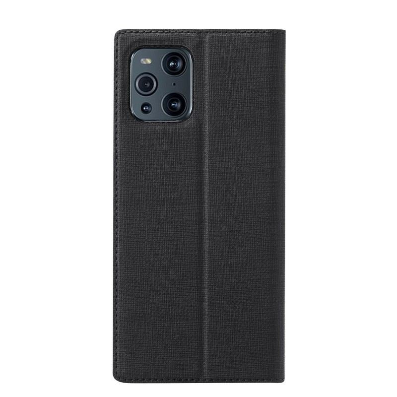 Cover Oppo Find X3 Pro Flip Cover Tekstureret Vili Dmx