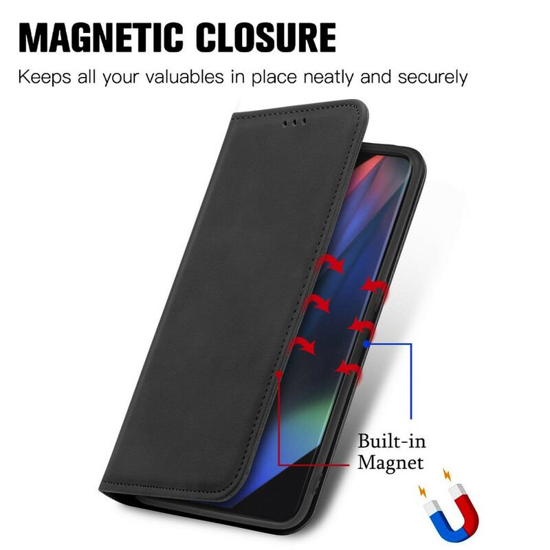 Cover Oppo Find X3 Pro Flip Cover Vintage Kunstlæder