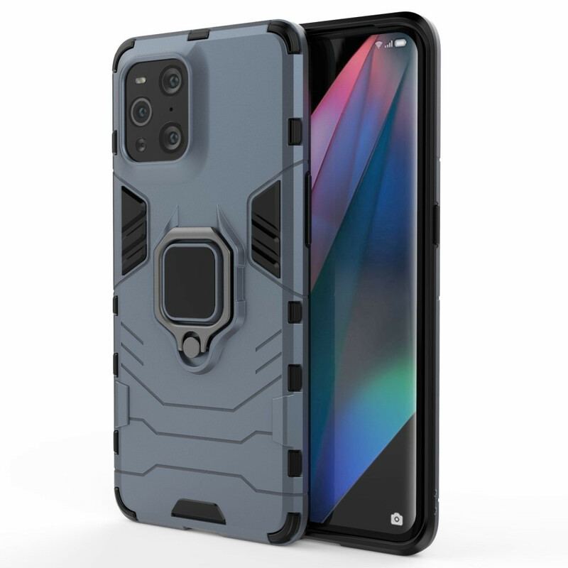 Cover Oppo Find X3 Pro Ring Resistent