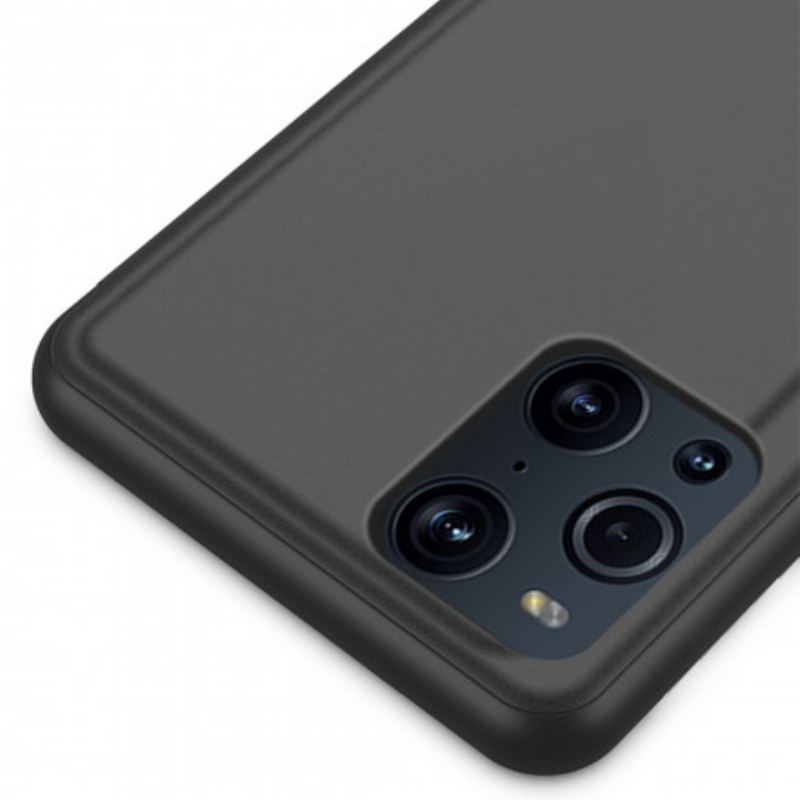 Cover Oppo Find X3 Pro Spejl Og Kunstlæder