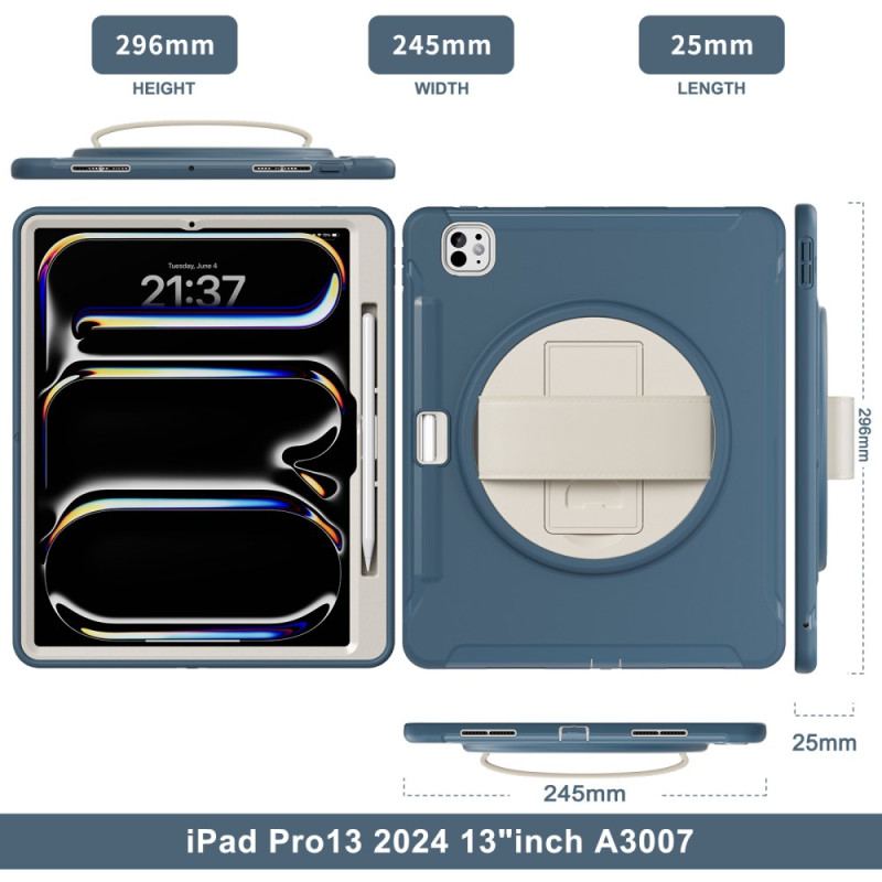 Cover iPad Pro 13 (2024) Telefon Etui Stylus Holder Og Slot