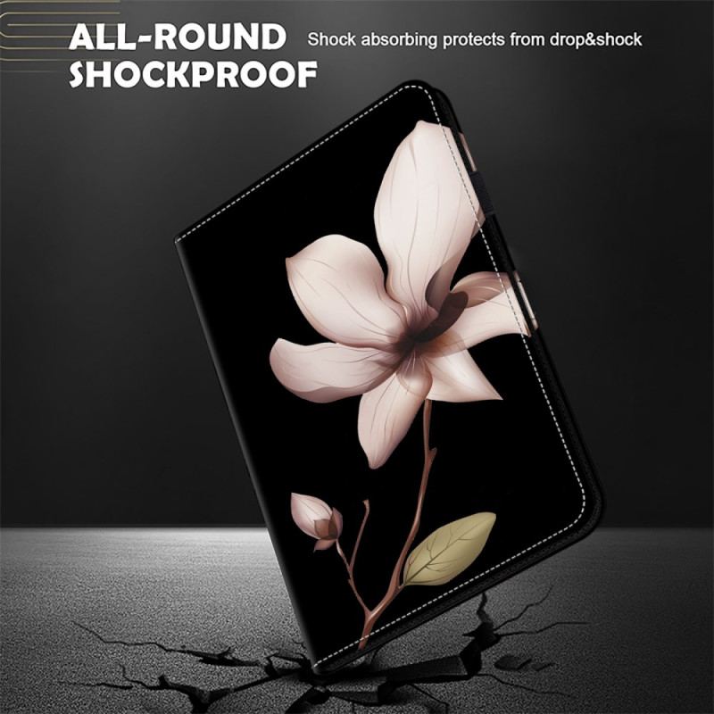 Etui iPad Pro 13 (2024) Lyserød Blomst