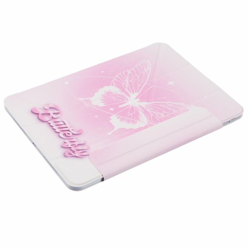 Flip Cover Til iPad Pro 13 (2024) Origami Pink Sommerfugl