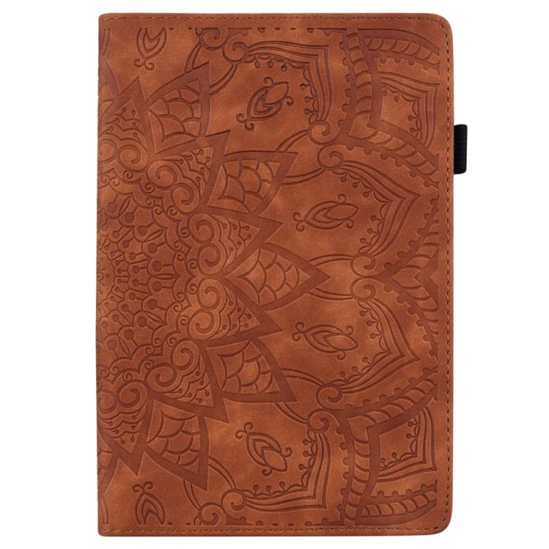 Læder Cover iPad Pro 13 (2024) Telefon Etui Mandala Ruskindseffekt