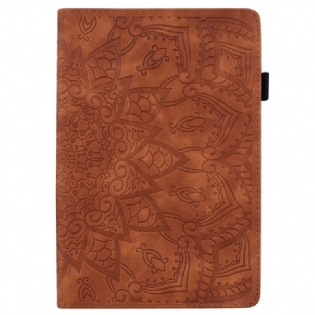 Læder Cover iPad Pro 13 (2024) Telefon Etui Mandala Ruskindseffekt