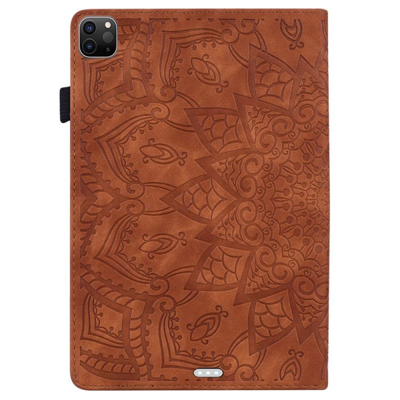 Læder Cover iPad Pro 13 (2024) Telefon Etui Mandala Ruskindseffekt