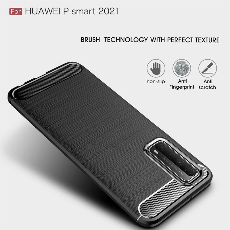 Cover Huawei P Smart 2021 Børstet Kulfiber