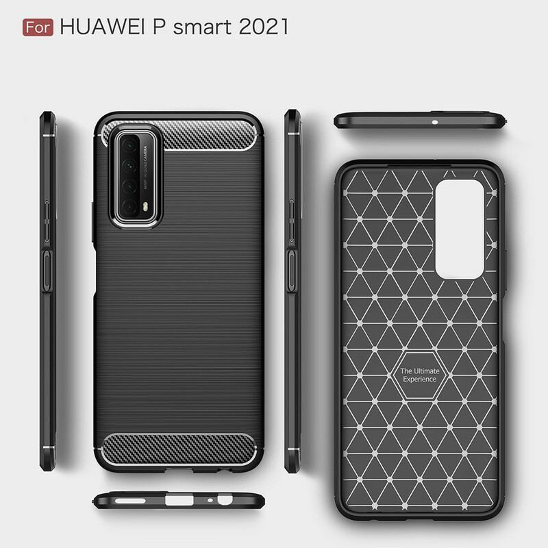 Cover Huawei P Smart 2021 Børstet Kulfiber