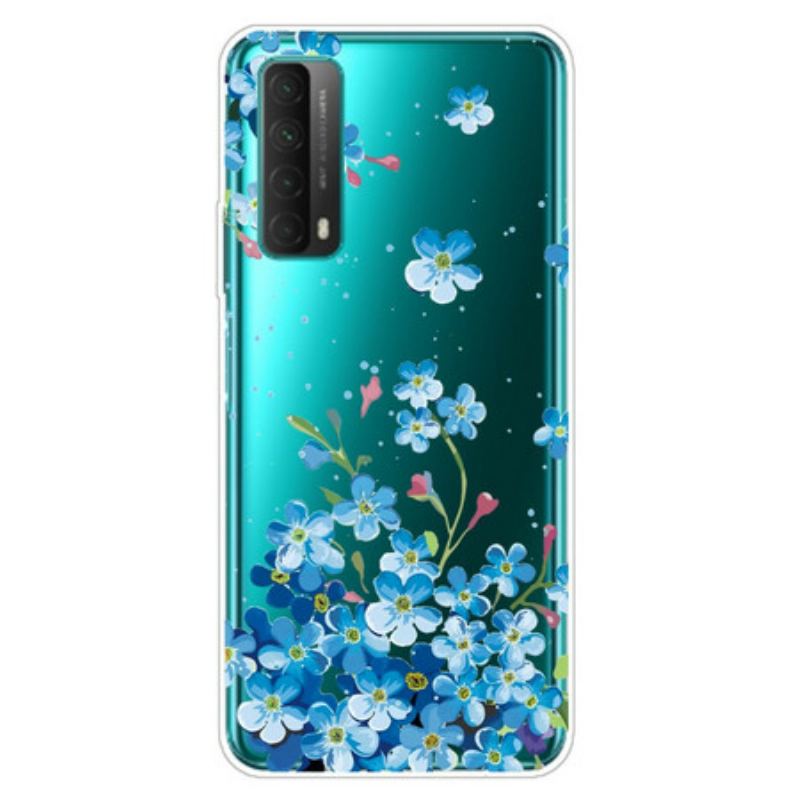 Cover Huawei P Smart 2021 Buket Blå Blomster