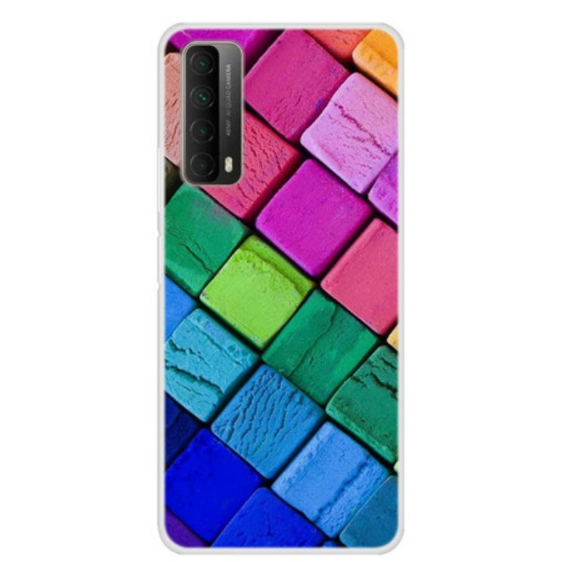 Cover Huawei P Smart 2021 Farvede Terninger