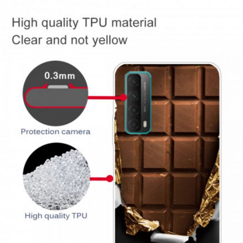 Cover Huawei P Smart 2021 Fleksibel Chokolade