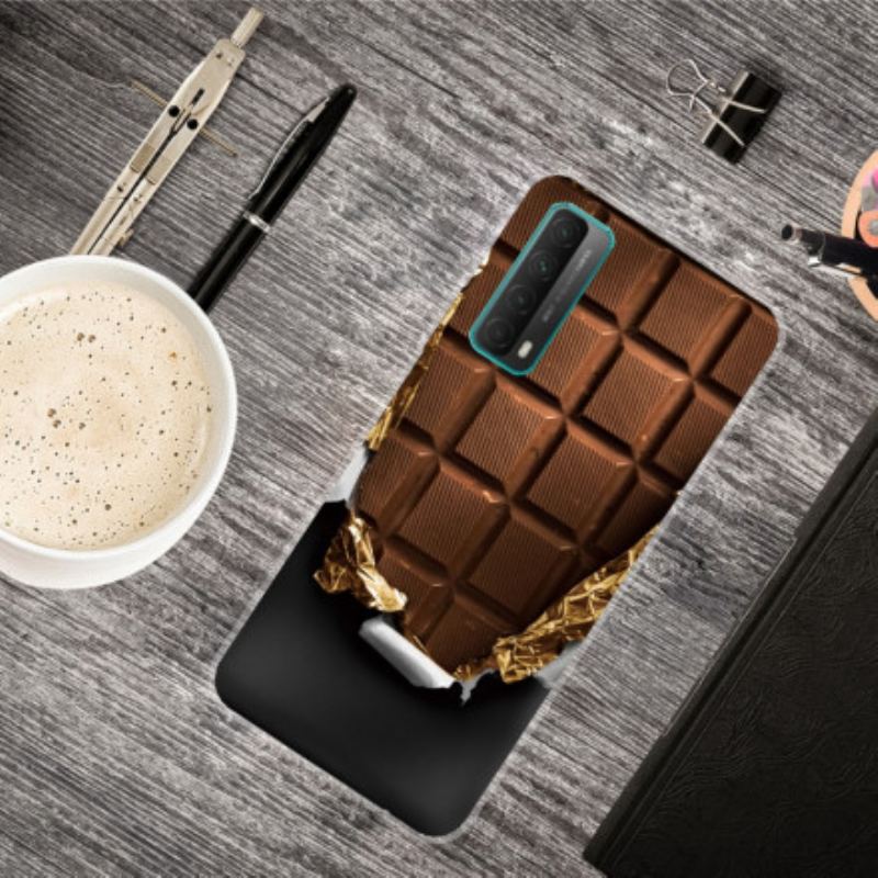 Cover Huawei P Smart 2021 Fleksibel Chokolade