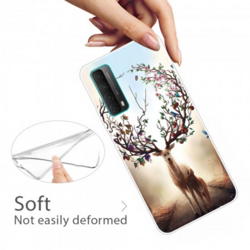 Cover Huawei P Smart 2021 Fleksibel Hjorte