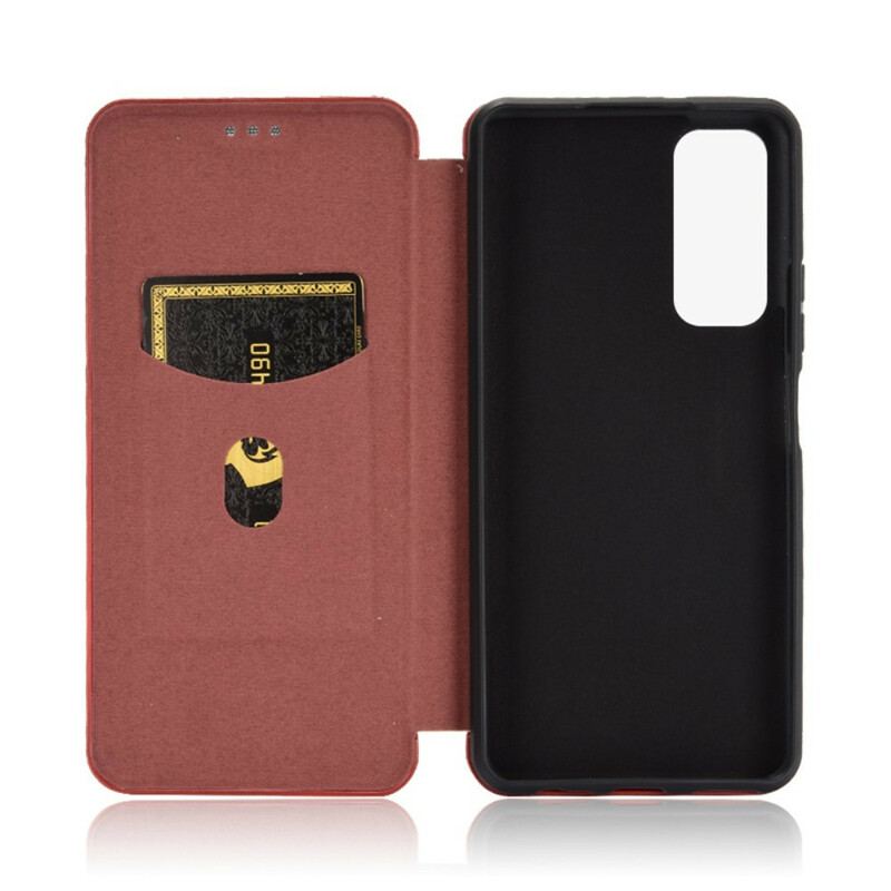 Cover Huawei P Smart 2021 Flip Cover Kulfiber