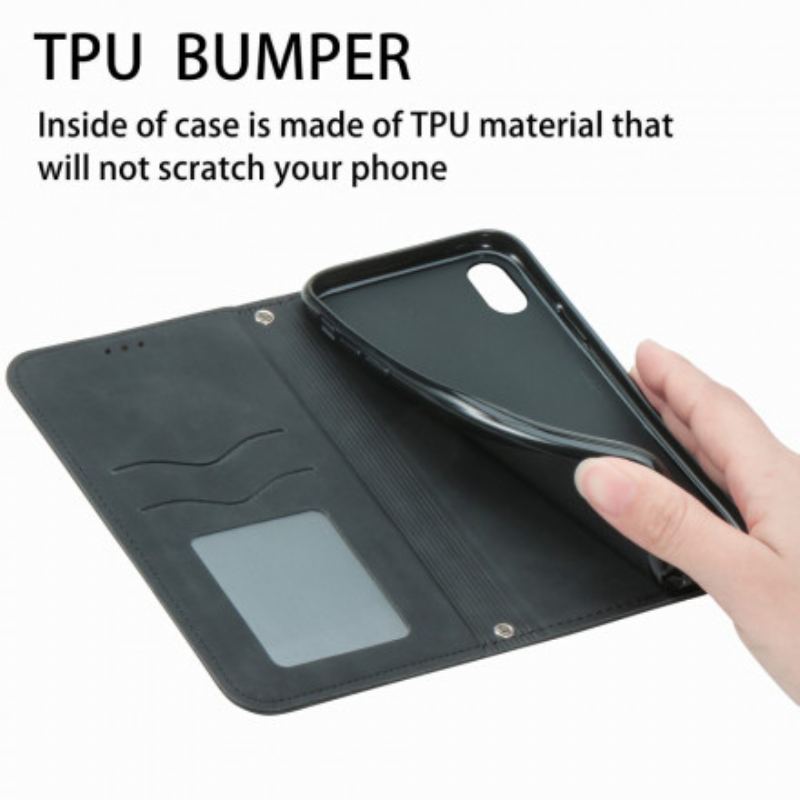 Cover Huawei P Smart 2021 Flip Cover Vintage Kunstlæder