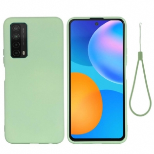 Cover Huawei P Smart 2021 Flydende Silikone Med Snor