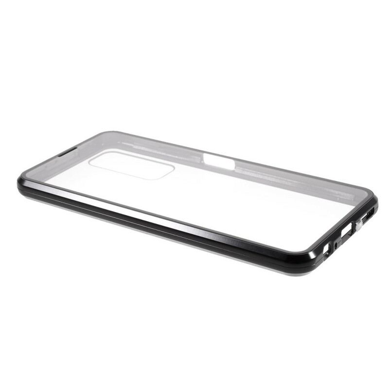 Cover Huawei P Smart 2021 For- Og Bagside Hærdet Glas Og Metal