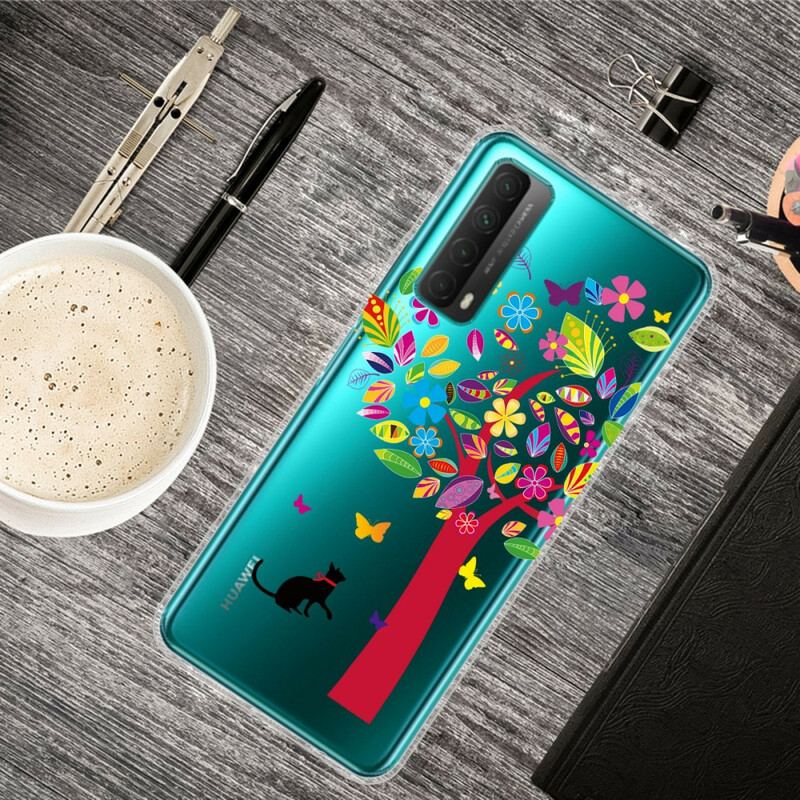 Cover Huawei P Smart 2021 Kat Under Træet