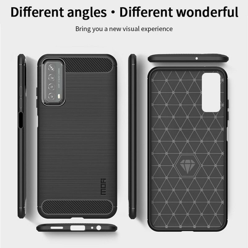 Cover Huawei P Smart 2021 Mofi Børstet Kulfiber