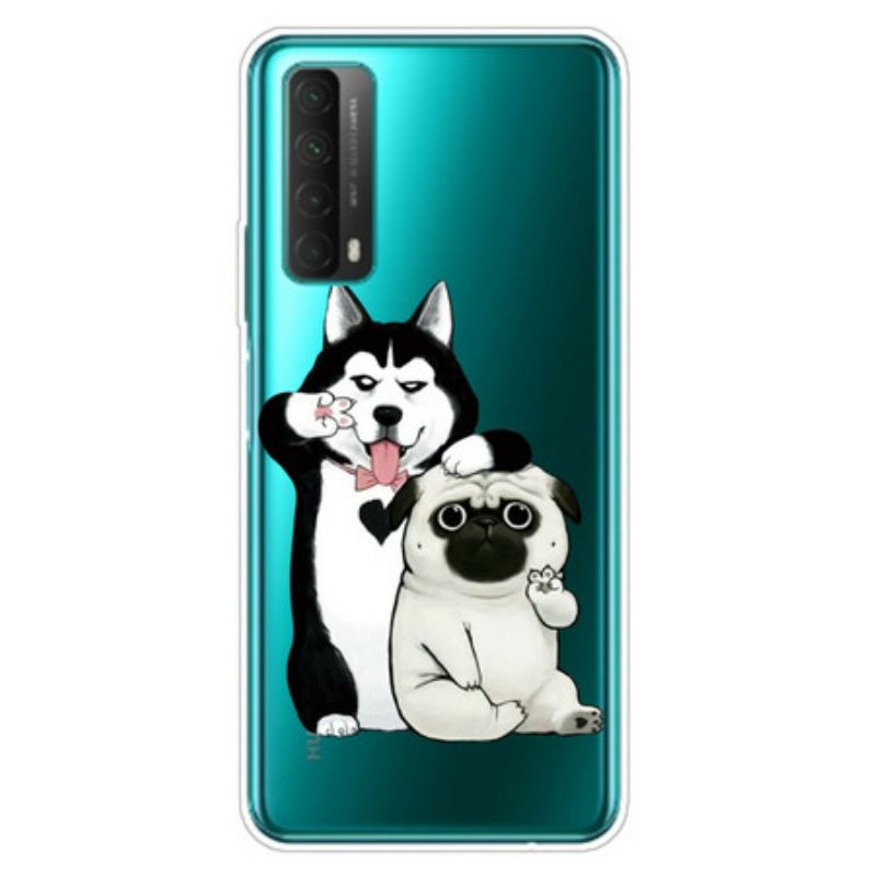 Cover Huawei P Smart 2021 Sjove Hunde