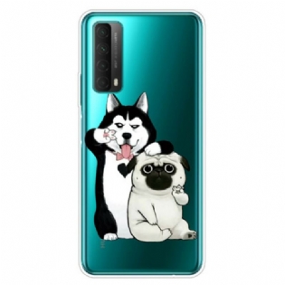 Cover Huawei P Smart 2021 Sjove Hunde