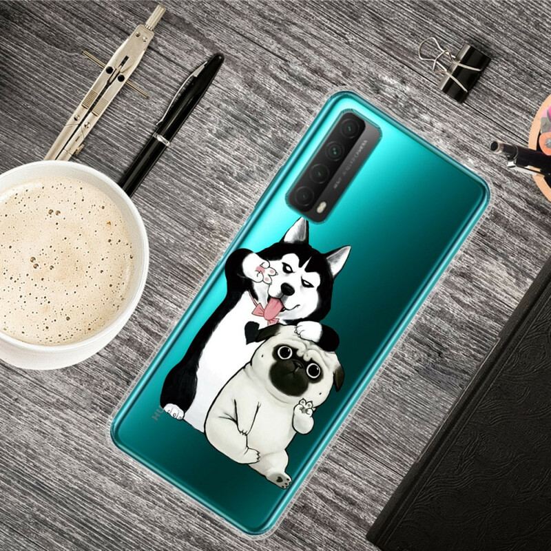 Cover Huawei P Smart 2021 Sjove Hunde