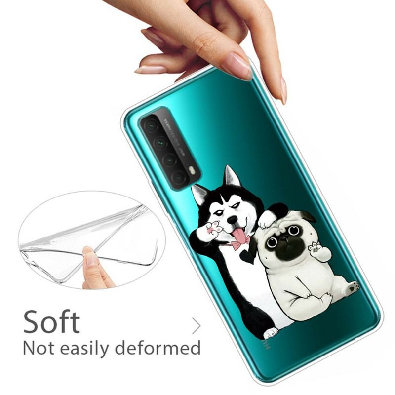 Cover Huawei P Smart 2021 Sjove Hunde