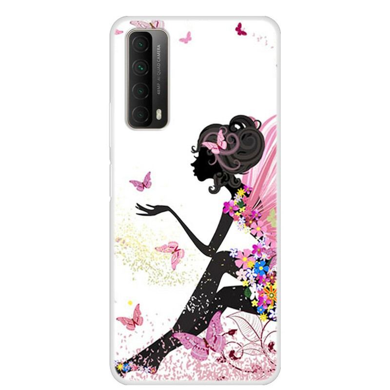 Cover Huawei P Smart 2021 Sommerfugledame