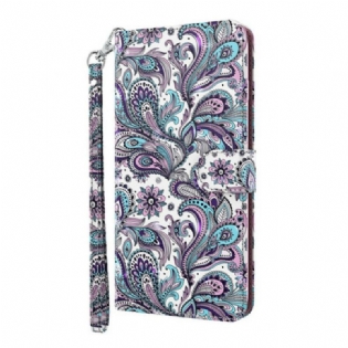 Flip Cover Huawei P Smart 2021 Blomster Mønstre