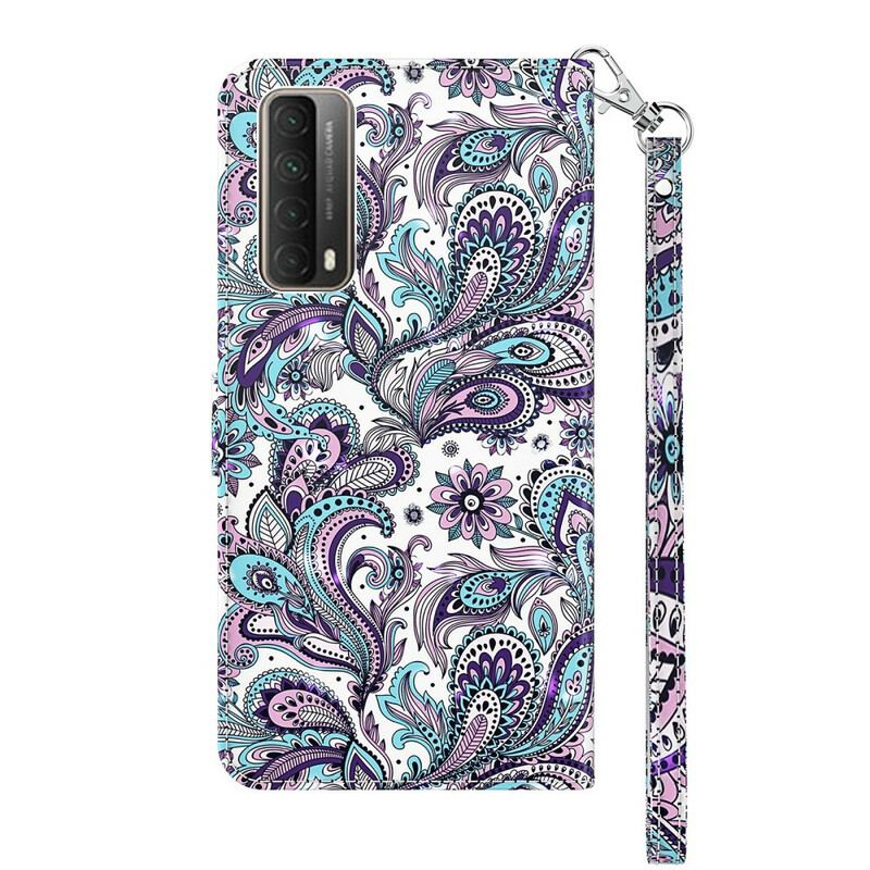 Flip Cover Huawei P Smart 2021 Blomster Mønstre