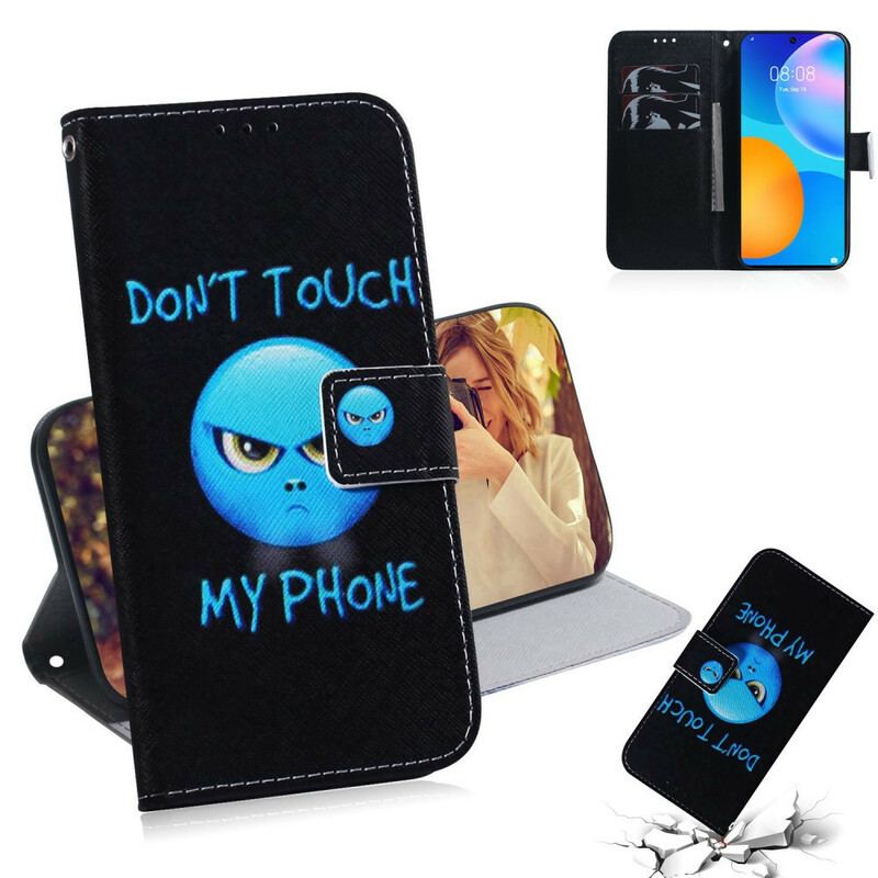 Flip Cover Huawei P Smart 2021 Emoji Telefon