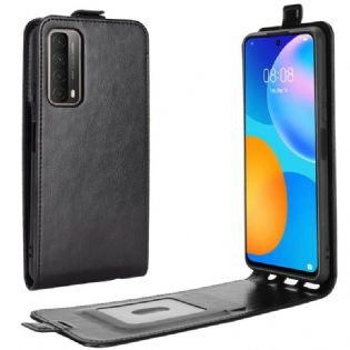 Flip Cover Huawei P Smart 2021 Læder Cover Lodret Flap Lædereffekt