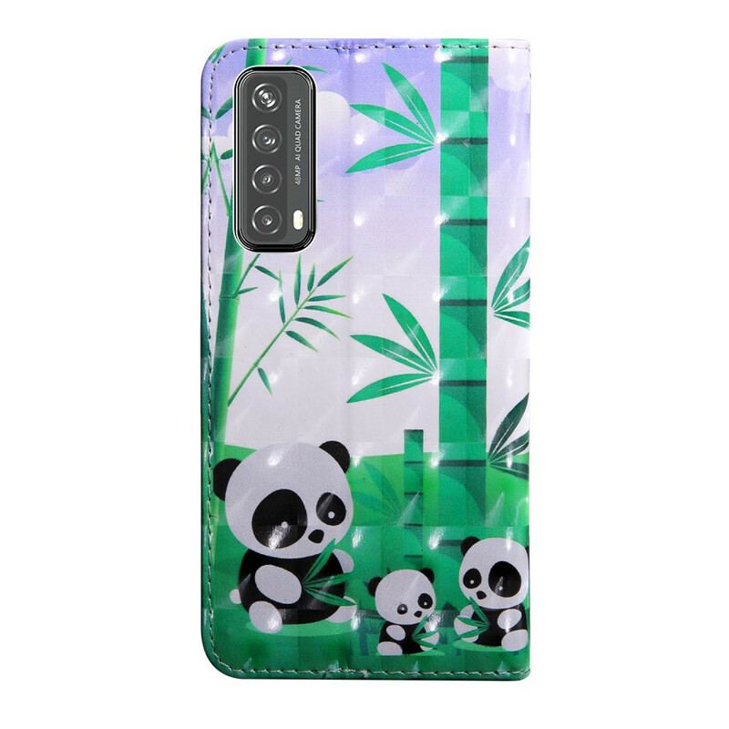 Flip Cover Huawei P Smart 2021 Light Spot Pandaer