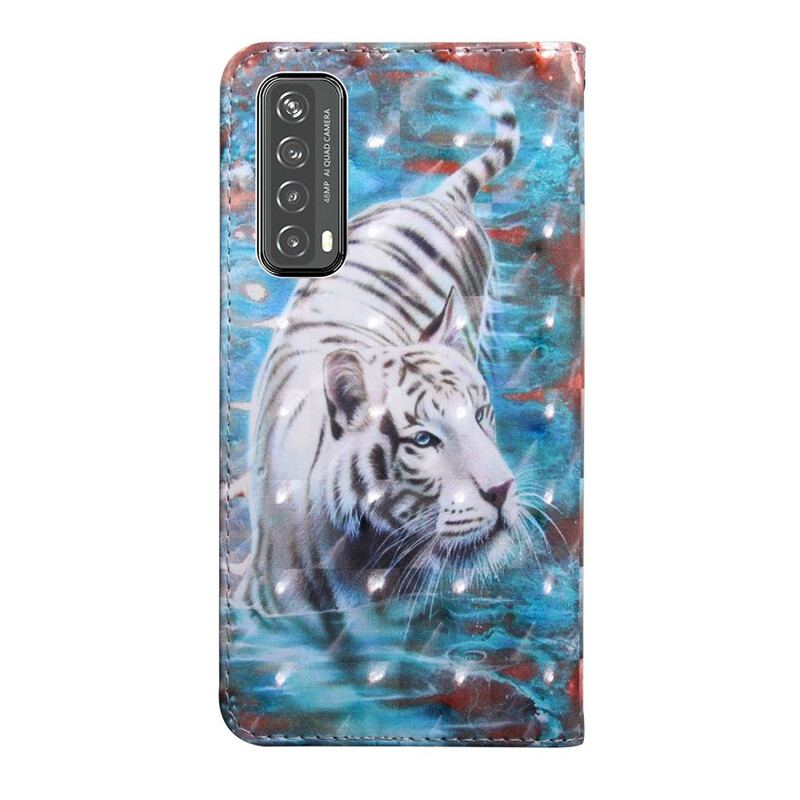 Flip Cover Huawei P Smart 2021 Lys Spot Lucien The Tiger