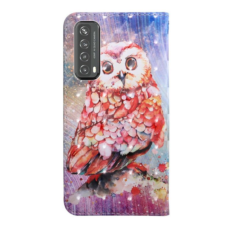 Flip Cover Huawei P Smart 2021 Lysplet Germain The Owl