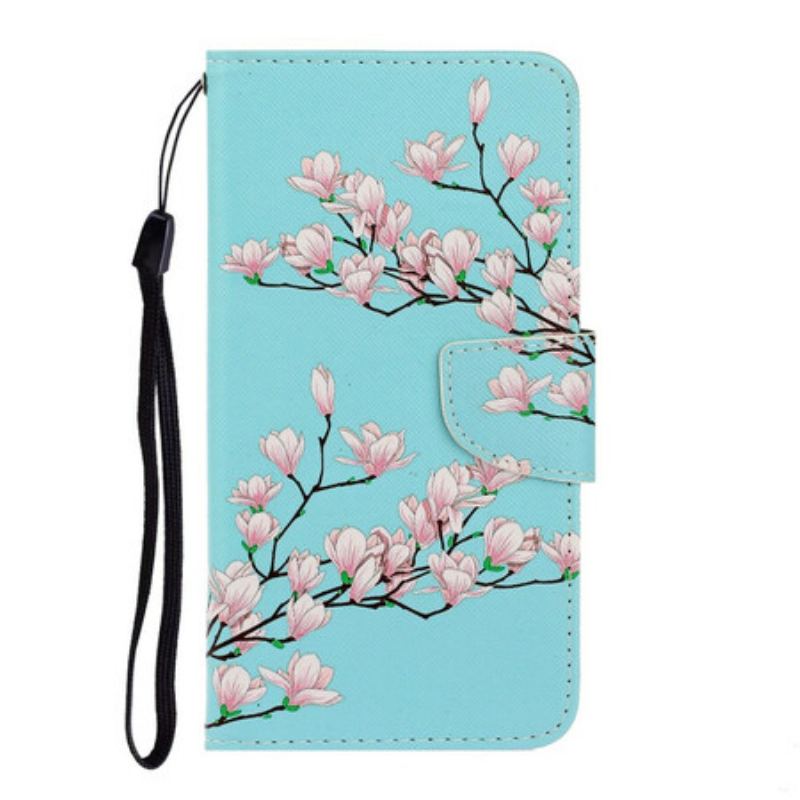 Flip Cover Huawei P Smart 2021 Med Snor Strappy Busk