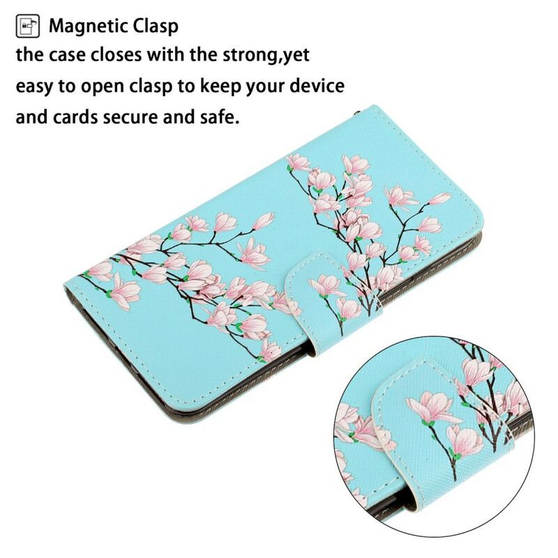 Flip Cover Huawei P Smart 2021 Med Snor Strappy Busk