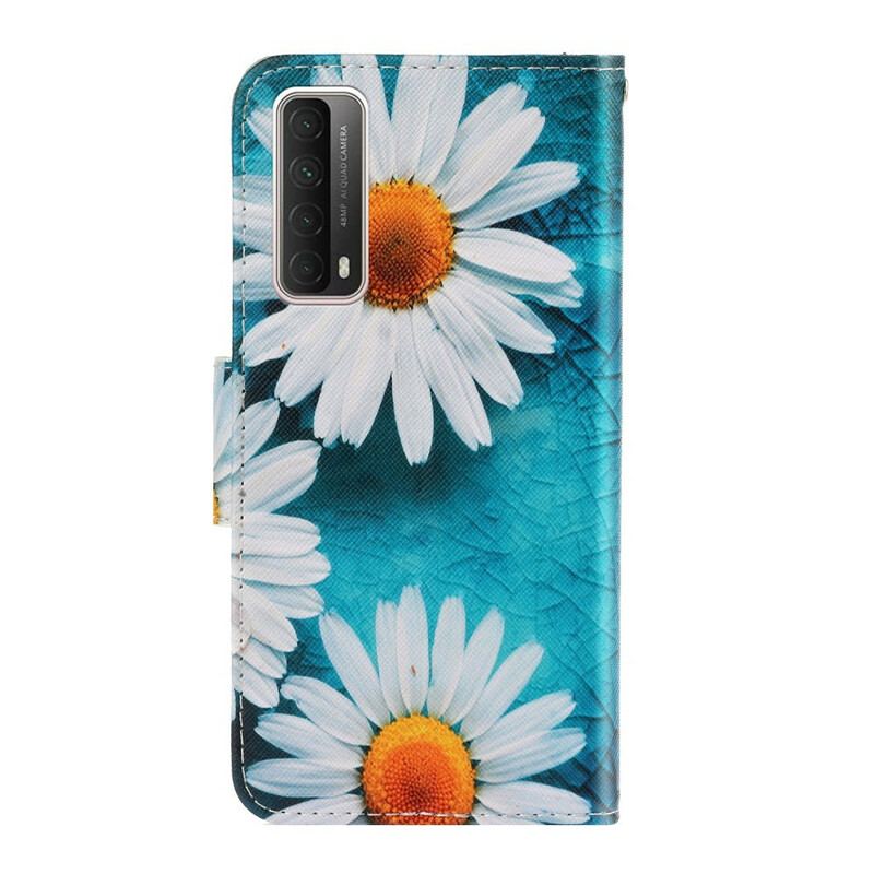 Flip Cover Huawei P Smart 2021 Med Snor Thong Tusindfryd