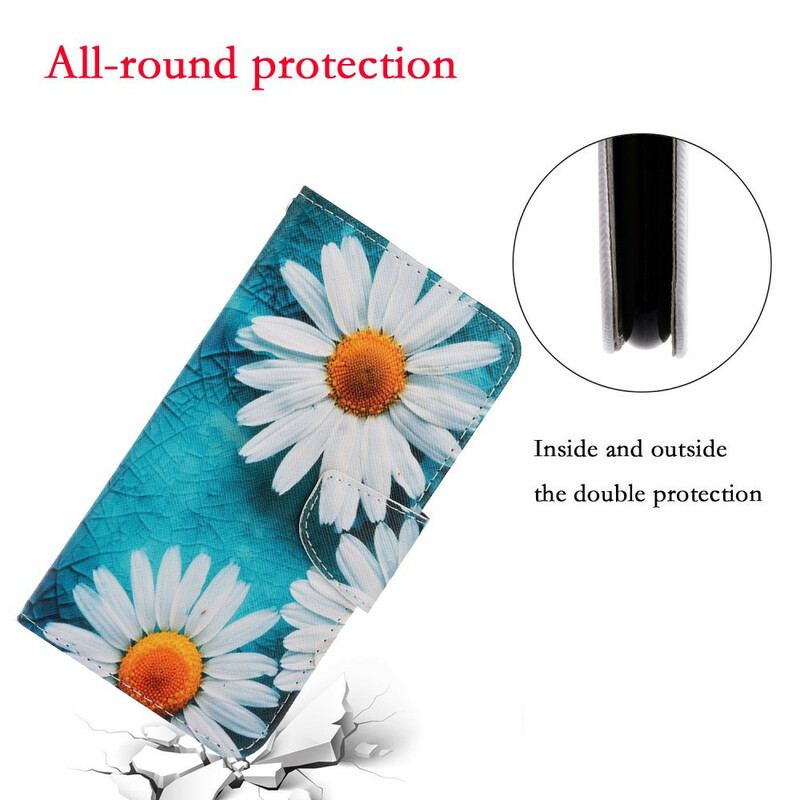 Flip Cover Huawei P Smart 2021 Med Snor Thong Tusindfryd