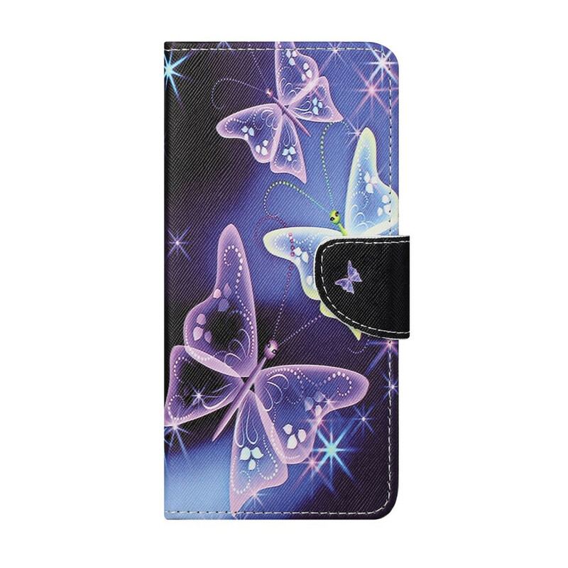 Flip Cover Huawei P Smart 2021 Sommerfugle