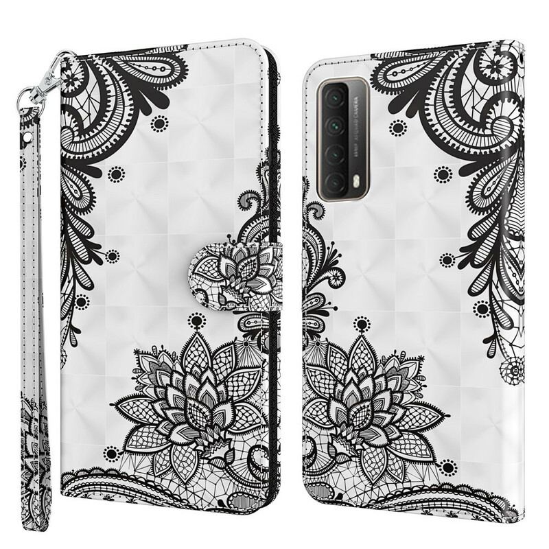 Læder Cover Huawei P Smart 2021 Chic Blonde