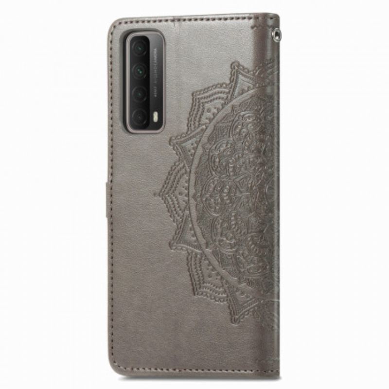 Læder Cover Huawei P Smart 2021 Mandala Middelalder