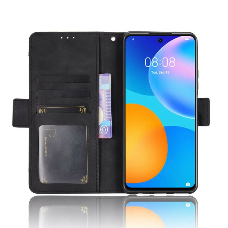 Læder Cover Huawei P Smart 2021 Multi-card Premier Class