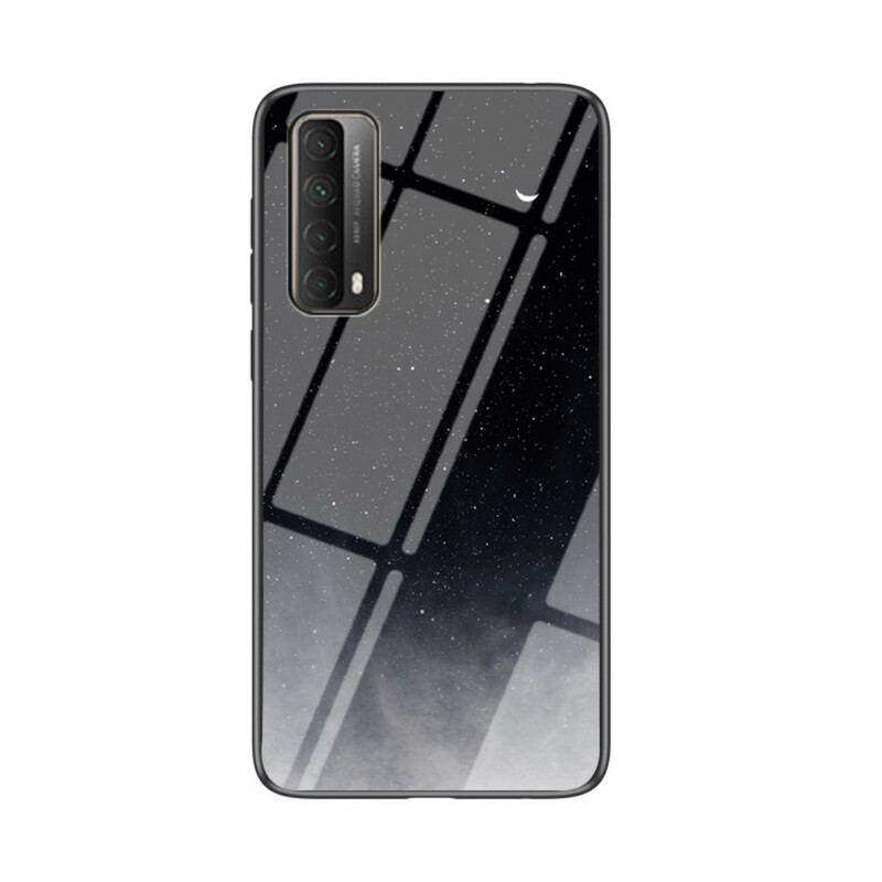 Mobilcover Huawei P Smart 2021 Premium Farver Hærdet Glas