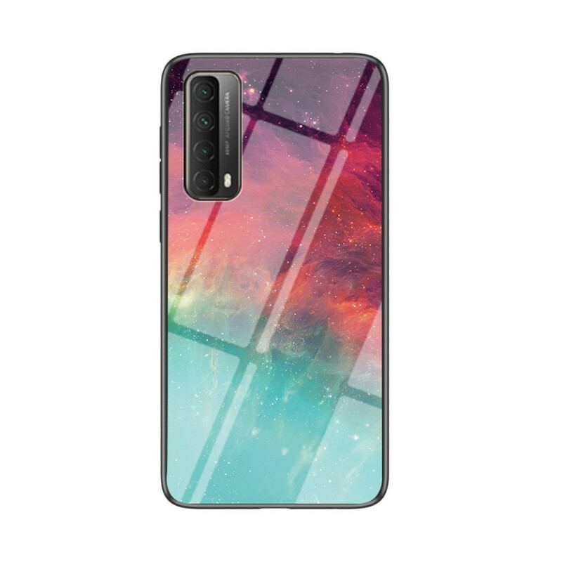 Mobilcover Huawei P Smart 2021 Premium Farver Hærdet Glas