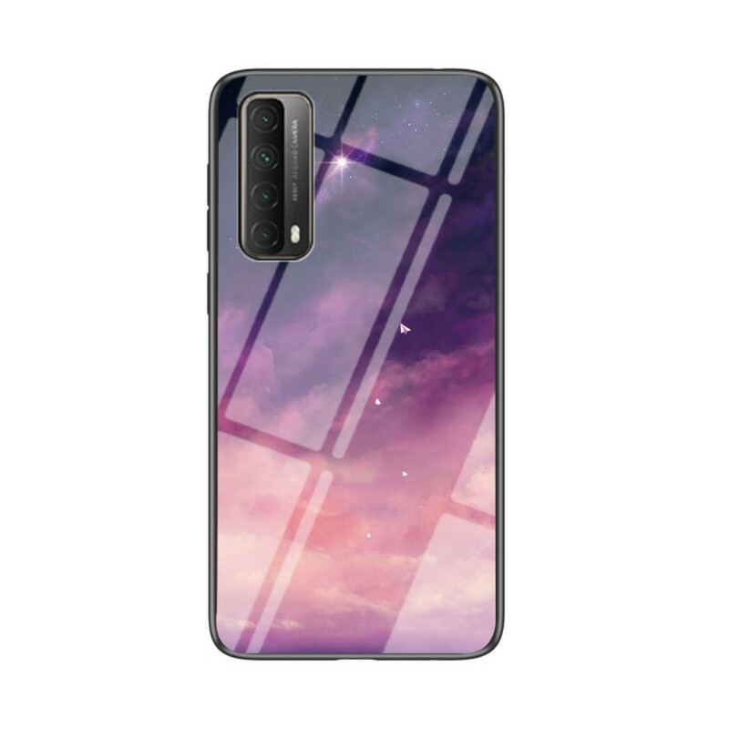 Mobilcover Huawei P Smart 2021 Premium Farver Hærdet Glas